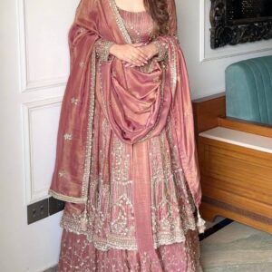 Glamorous Grace: Festive Attire Unveiled